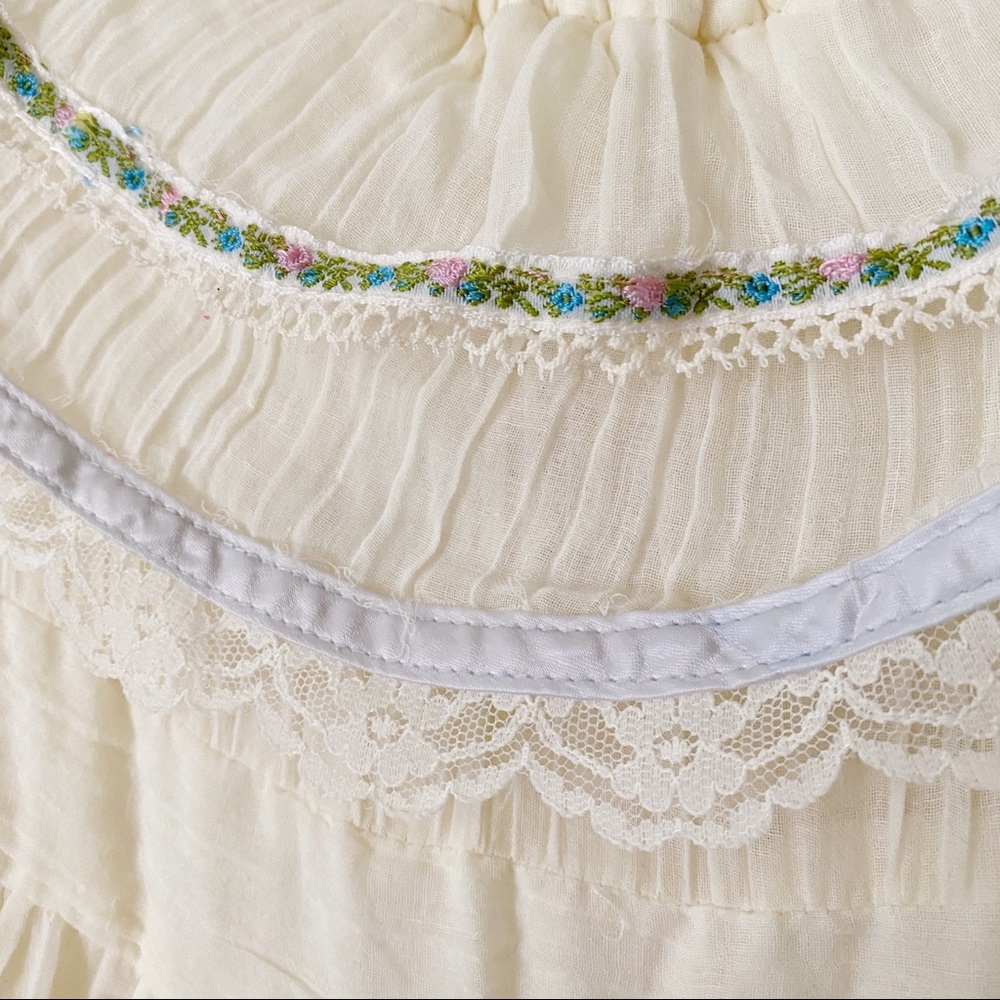 Gunne Sax Off the Shoulder Tiered Maxi Dress - Picture 7 of 13